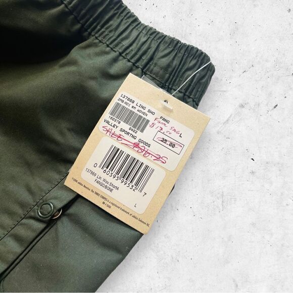 Vtg NOS NWT Y2K adidas Tech Shorts, 3 Logos Pockets, White Tag 2002 Streetwear L - Picture 8 of 9